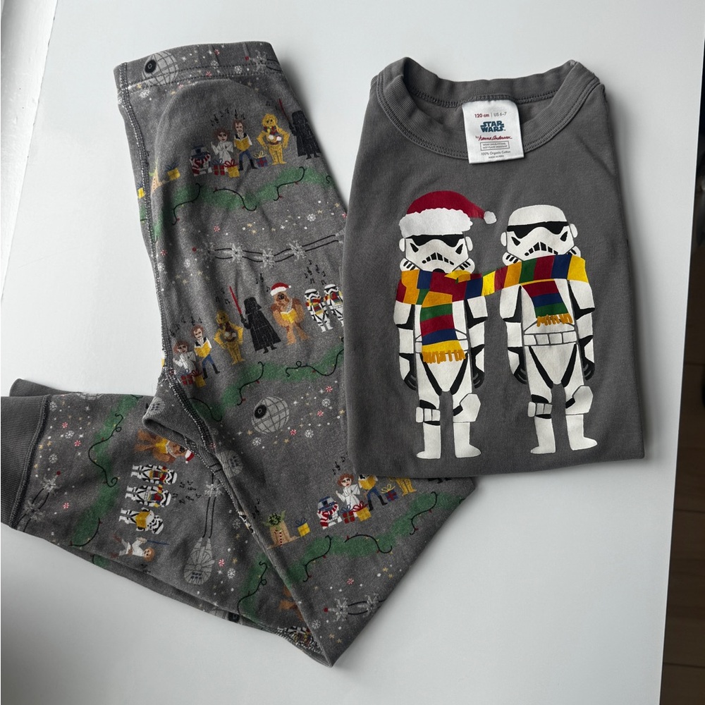 Hanna Andersson Gray Pajama Sets Star Wars